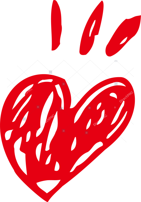 Transparent Crayon Clipart   Chalk Heart Png