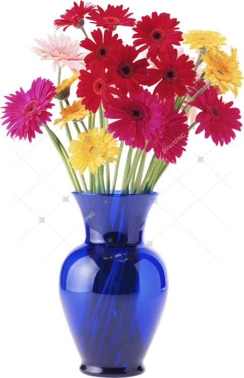 Transparent Vase Of Flowers Png   Flower Vase Png Free