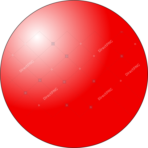 Circle Red Gradient Png, Transparent